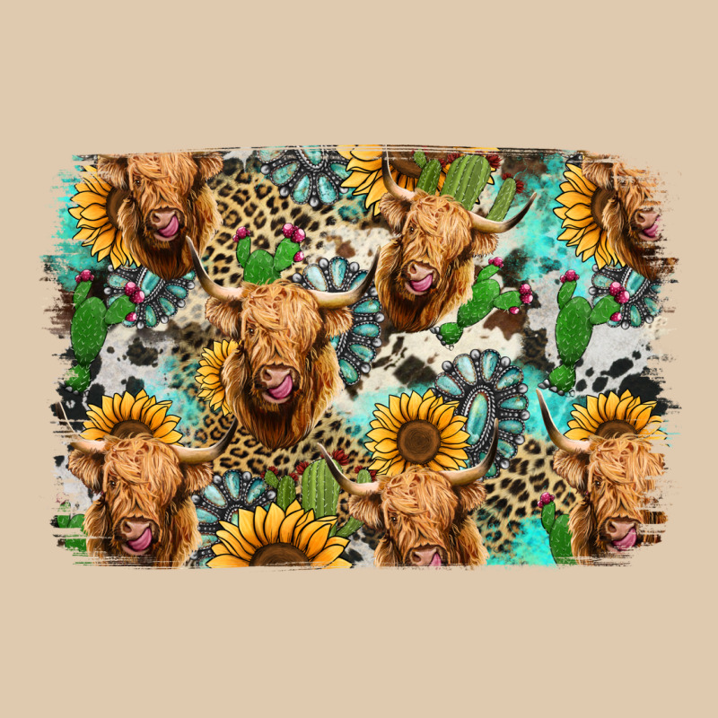 Highland Cow Western Background Classic Tee by Jasminsmagicworld | Teevron