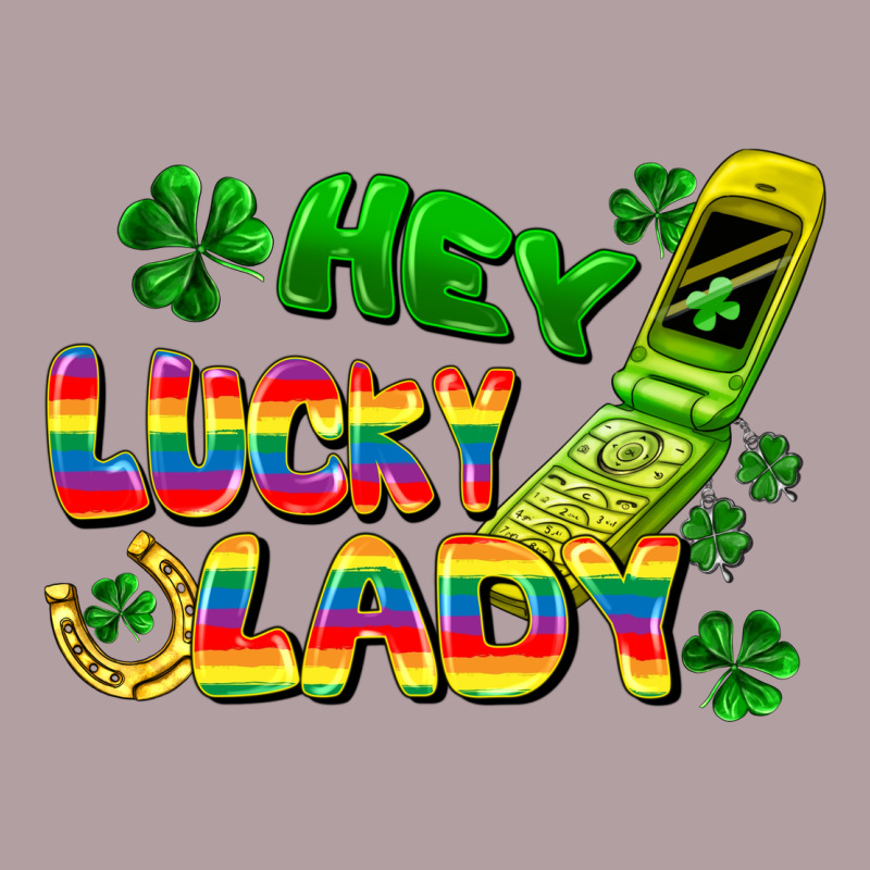 Hey Lucky Lady Flip Phone Vintage Hoodie by FaDigitalArtStudio | Teevron