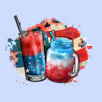 Red White And Blue Slushy Cocktail Urban Heavy Tee | Teevron