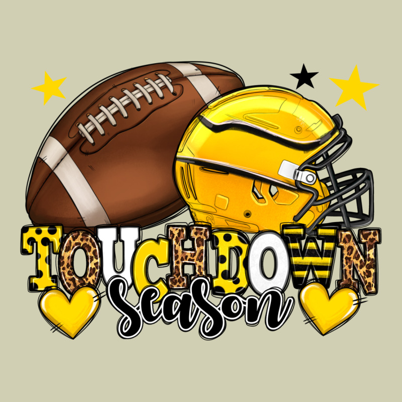 Touchdown Season American Football Yellow Team Heavy Core Tee by HowdyJamesFarm | Teevron