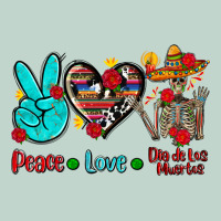 Peace Love Dia De Los Muertos Zipper Hoodie | Teevron