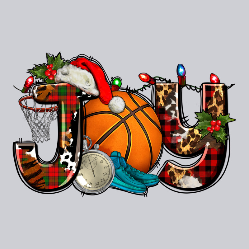 Joy With Basketball And Santa's Hat Heavyweight Sweatshirt by AdoDesignShop | Teevron