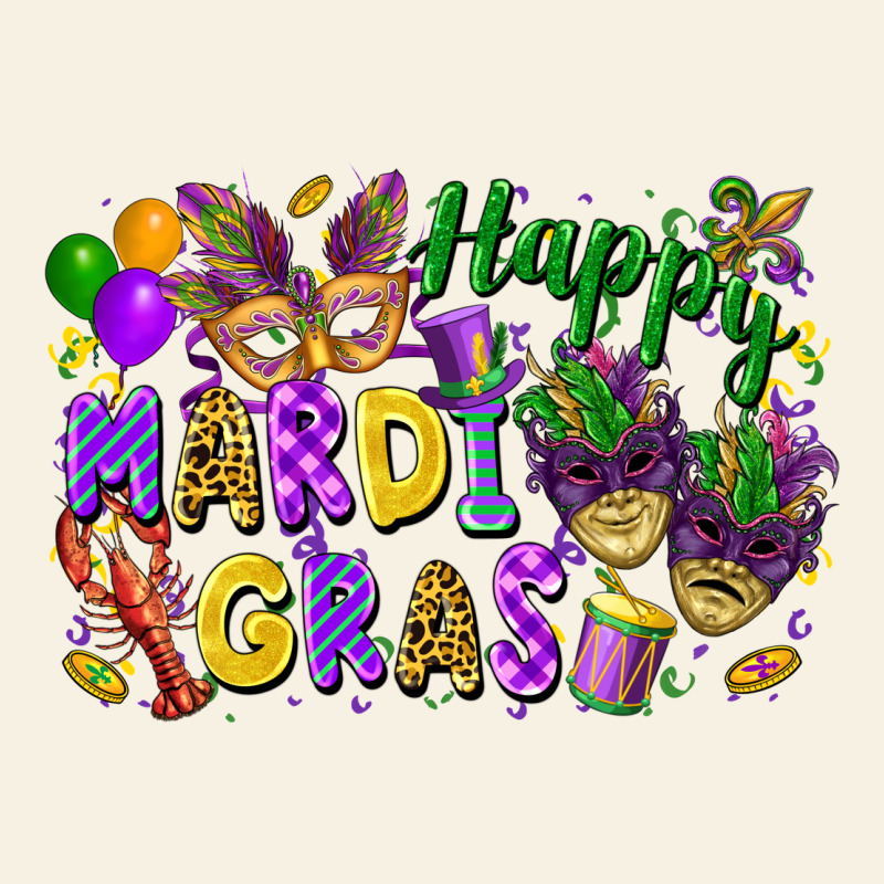 Happy Mardi Gras Vintage Tee by FaDigitalArtStudio | Teevron