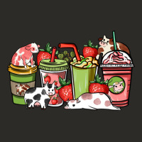 Cow And Strawberry Coffee Cups Heavy Core Tee | Teevron