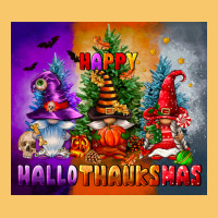 Happy Hallothanksmas Vintage Hoodie | Teevron