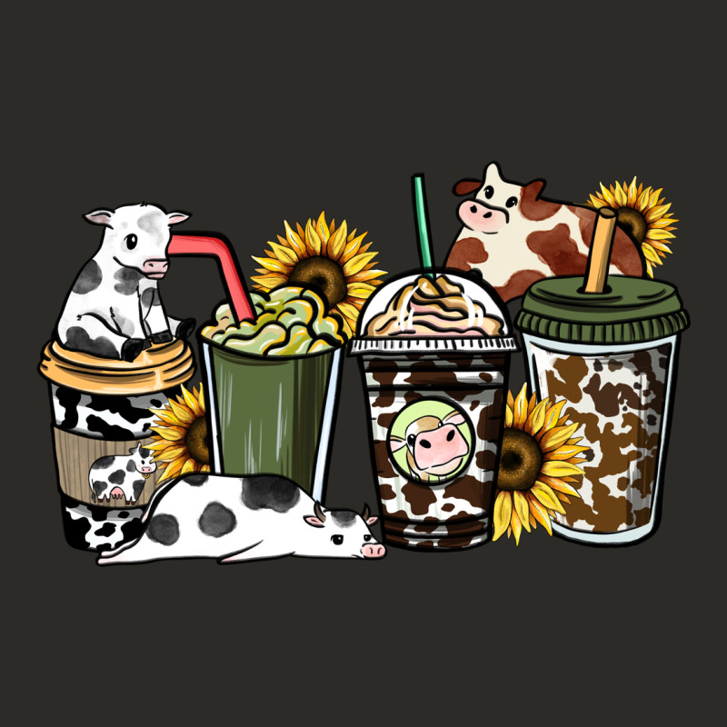 Cowhide Coffee Cups Heavy Core Tee by HowdyJamesFarm | Teevron