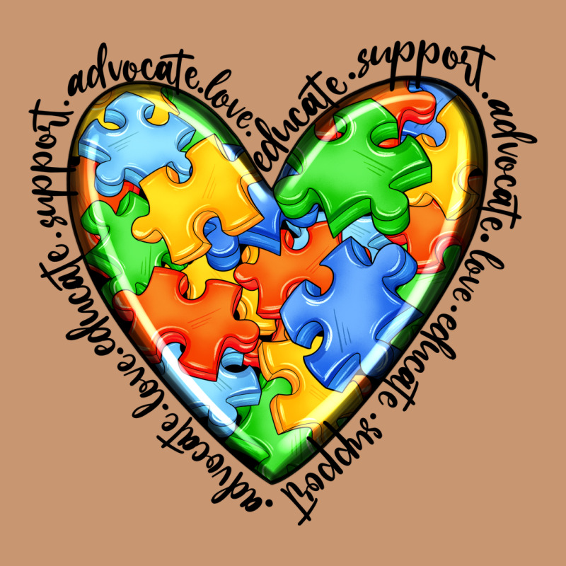 Autism Heart Heavyweight Hoodie by JahusDesignShop | Teevron