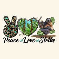 Peace Love Sloths Premium Hoodie | Teevron