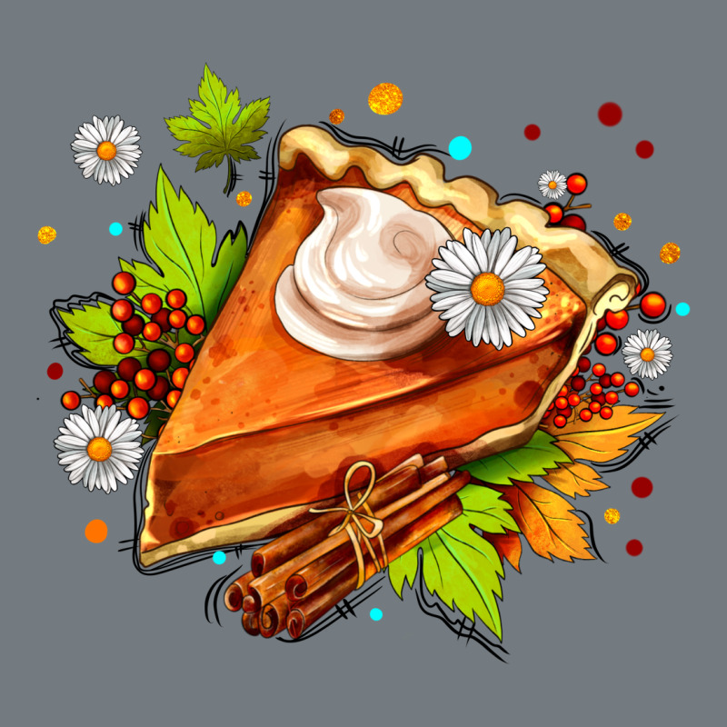 Pumpkin Pie With Daisies And Cinnamon Heavyweight Sweatshirt by AdoDesignShop | Teevron