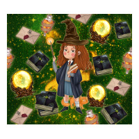 wizard girl with magic | Teevron