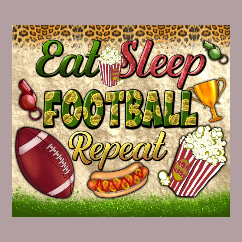 Eat Sleep Football Repeat Tumbler Vintage Hoodie by BundleAndBundleShop | Teevron