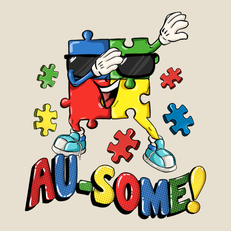 Au-some! Autism Puzzle Dabbing Urban Heavy Tee by FaDigitalArtStudio | Teevron