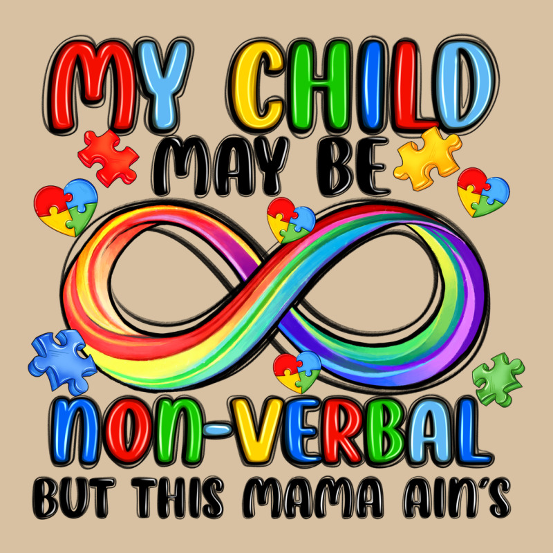 My Child May Be Non Verbal But This Mama Ain's Heavyweight Hoodie by JahusDesignShop | Teevron