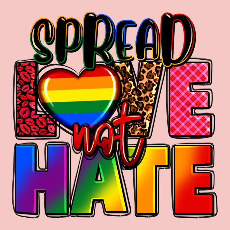 Spread Love Not Hate Urban Heavy Tee by FaDigitalArtStudio | Teevron