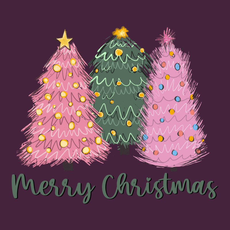 Merry Christmas Trees Premium Tee by CowGirlArtShop | Teevron