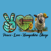 Peace Love Hampshire Sheep Premium Hoodie | Teevron