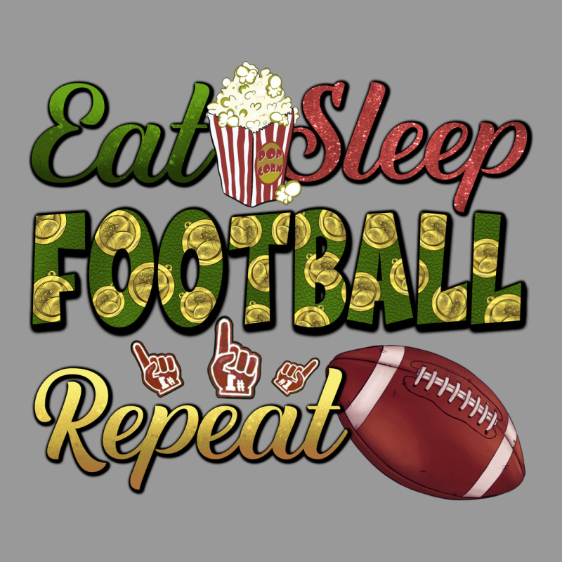 Eat Sleep Football Repeat Vintage Hoodie by BundleAndBundleShop | Teevron