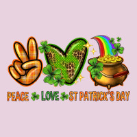 Peace Love St. Patrick's Day Ladies Tee | Teevron