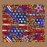 American Flag And Star Leopard Classic Tee | Teevron