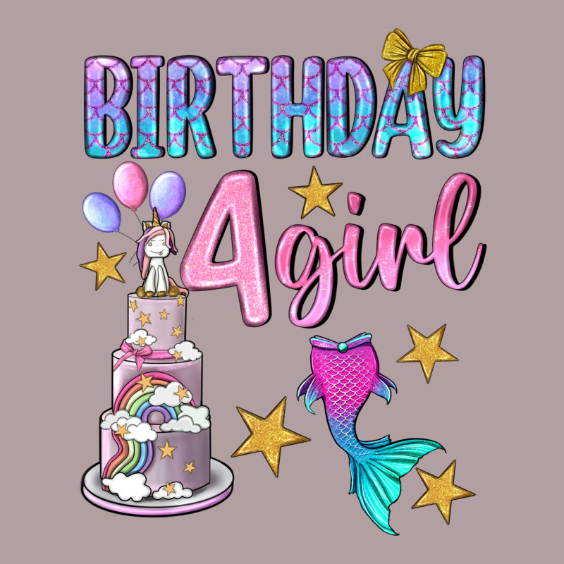 Birthday Girl 4 Vintage Hoodie by BundleAndBundleShop | Teevron