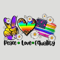 Peace Love  Equality Zipper Hoodie | Teevron