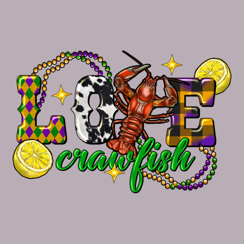 Mardi Gras Love Crawfish Vintage Tee by FaDigitalArtStudio | Teevron
