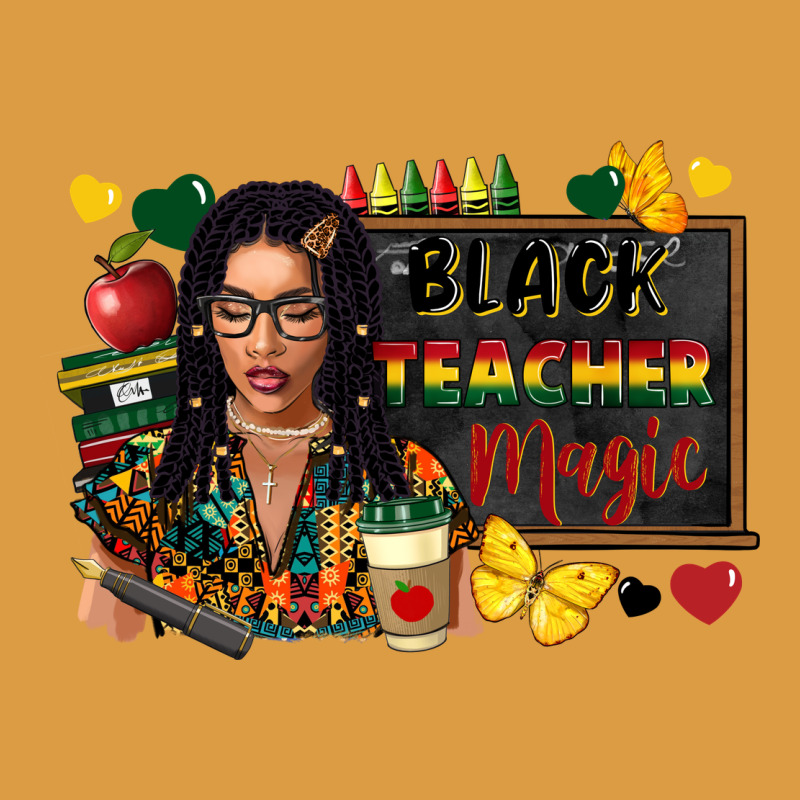 Juneteenth Black Teacher Magic Urban Heavy Tee by FaDigitalArtStudio | Teevron