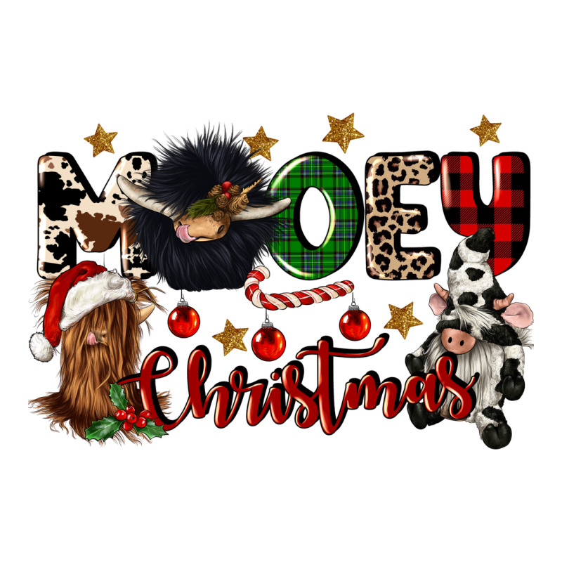 Mooey Christmas Premium Tee by CowGirlArtShop | Teevron