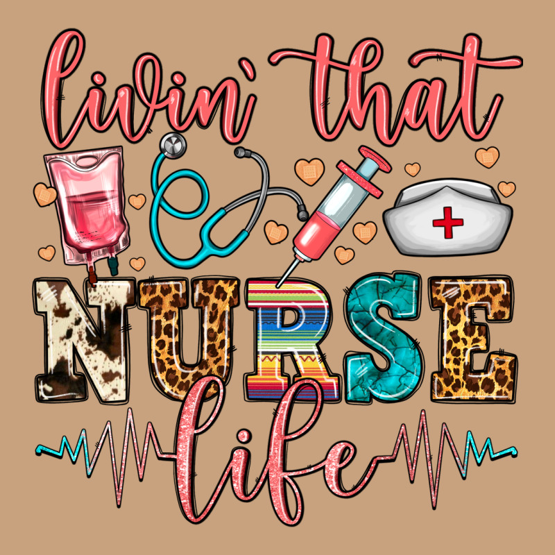 Livin' That Nurse Life Vintage Tee by FaDigitalArtStudio | Teevron