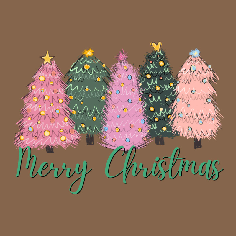 Merry Christmas Trees Premium Tee by CowGirlArtShop | Teevron