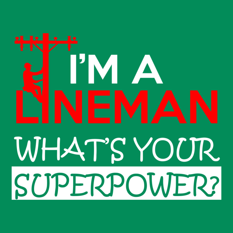 Im A Lineman Whats Your Superpower Urban Hoodie by linhVisuals | Teevron