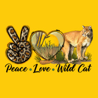 Peace Love Wild Cat Premium Hoodie | Teevron
