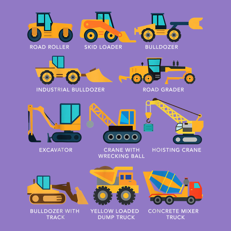 Construction Excavator Vehicle Boys Builder Heavy Equipment T Shirt Urban Hoodie by linhVisuals | Teevron