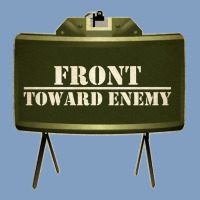 Front Toward Enemy Distressed Claymore Mine Military Urban Hoodie | Teevron