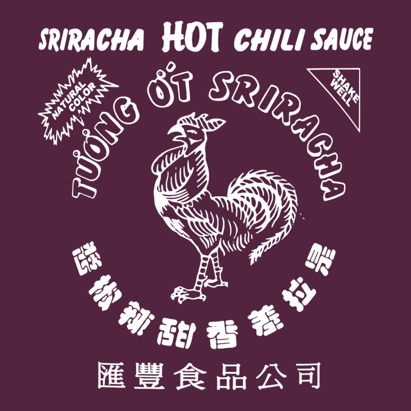 Sriracha Official Hot Chili Sauce Men's Graphic Urban Hoodie by linhVisuals | Teevron