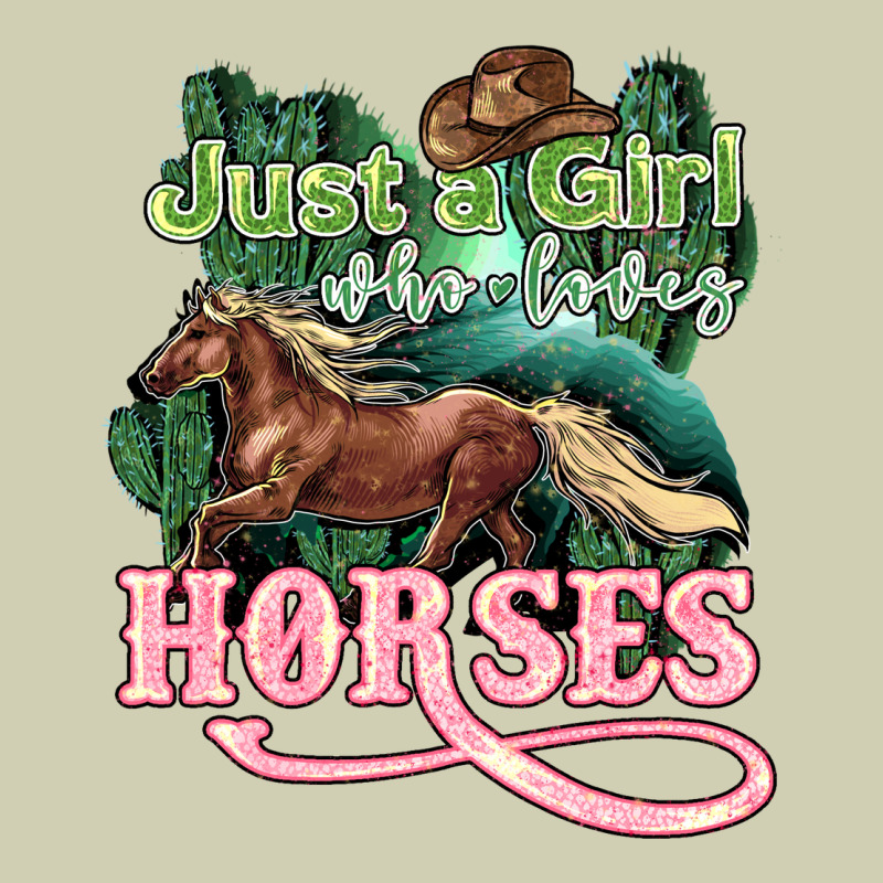 Just A Girl Who Loves Horses Heavy Core Tee by HowdyJamesFarm | Teevron