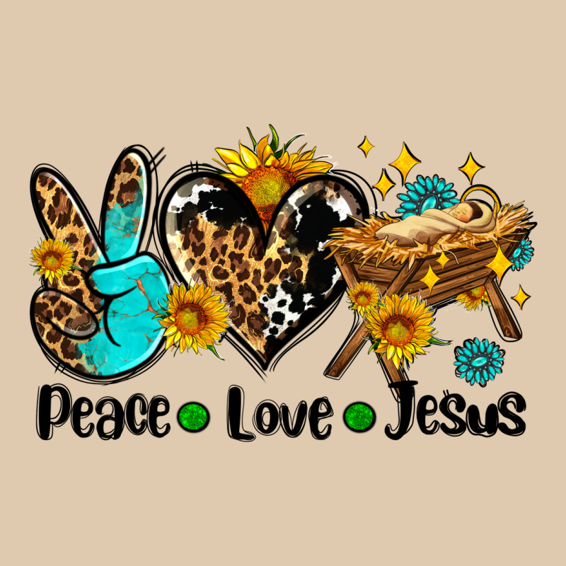 Peace Love Jesus Heavyweight Sweatshirt by AdoDesignShop | Teevron