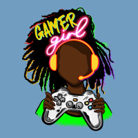 Black Gamer Girl Urban Heavy Tee | Teevron