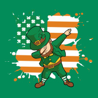 Dabbing Leprechaun Irish American Flag Urban Hoodie | Teevron