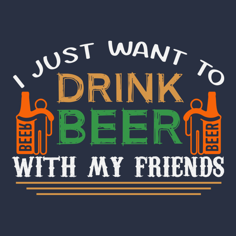 I Just Want To Drink With My Friends Urban Hoodie by linhVisuals | Teevron