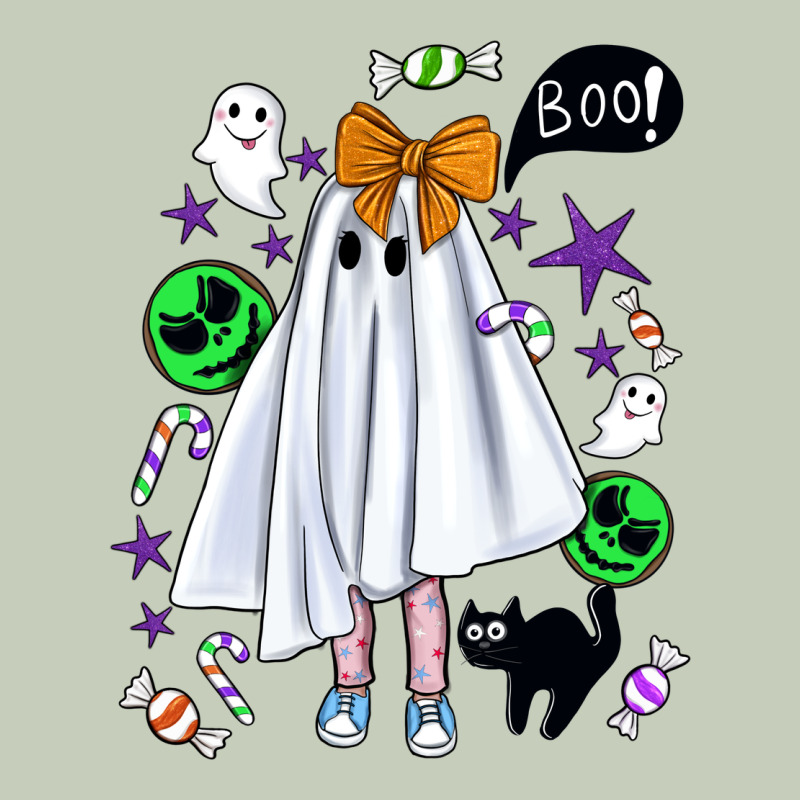 Cute Ghost Halloween Long Sleeve Tee by BundleAndBundleShop | Teevron