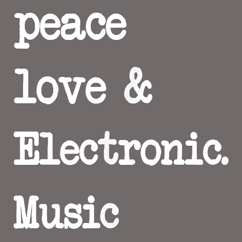 Peace Love & Electronic Music  Edm Techno T Shirt Urban Hoodie by linhVisuals | Teevron