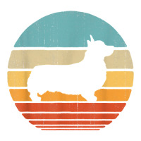 corgi retro vintage 60s 70s sunset dog lovers men women t shirt | Teevron