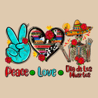 Peace Love Dia De Los Muertos Heavyweight Sweatshirt | Teevron
