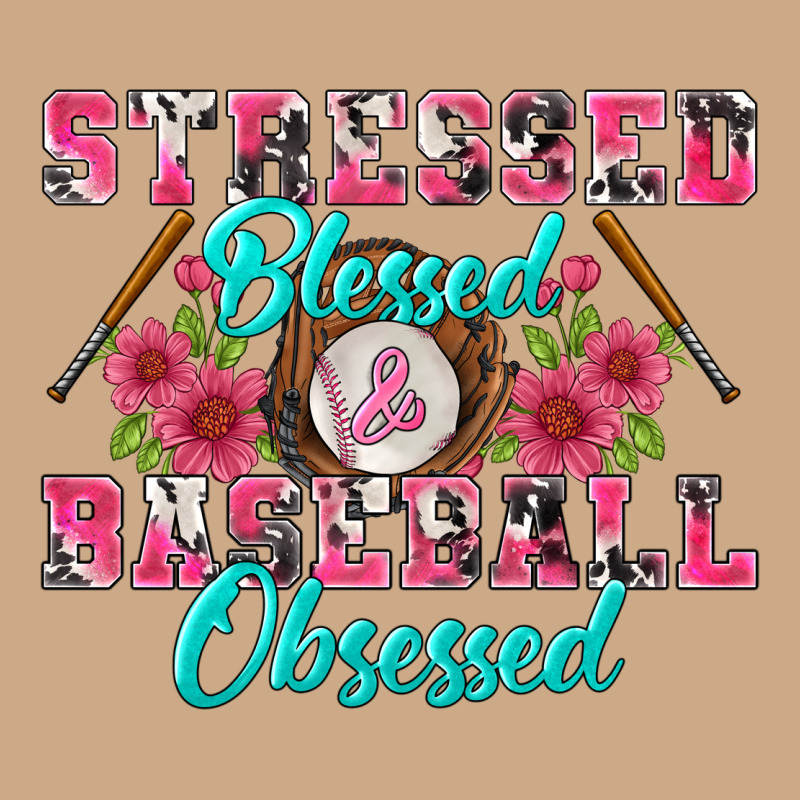 Stressed Blessed & Baseball Obsessed Vintage Hoodie by BundleAndBundleShop | Teevron