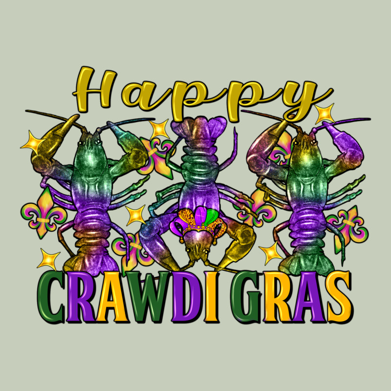 Happy Crawdi Gras Mardi Gras Crawfish Long Sleeve Tee by FaDigitalArtStudio | Teevron