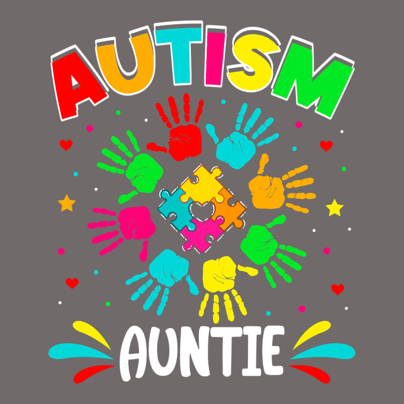 Autistic Auntie Puzzle Support Family Autism Awareness Sweatshirt Urban Hoodie by linhVisuals | Teevron