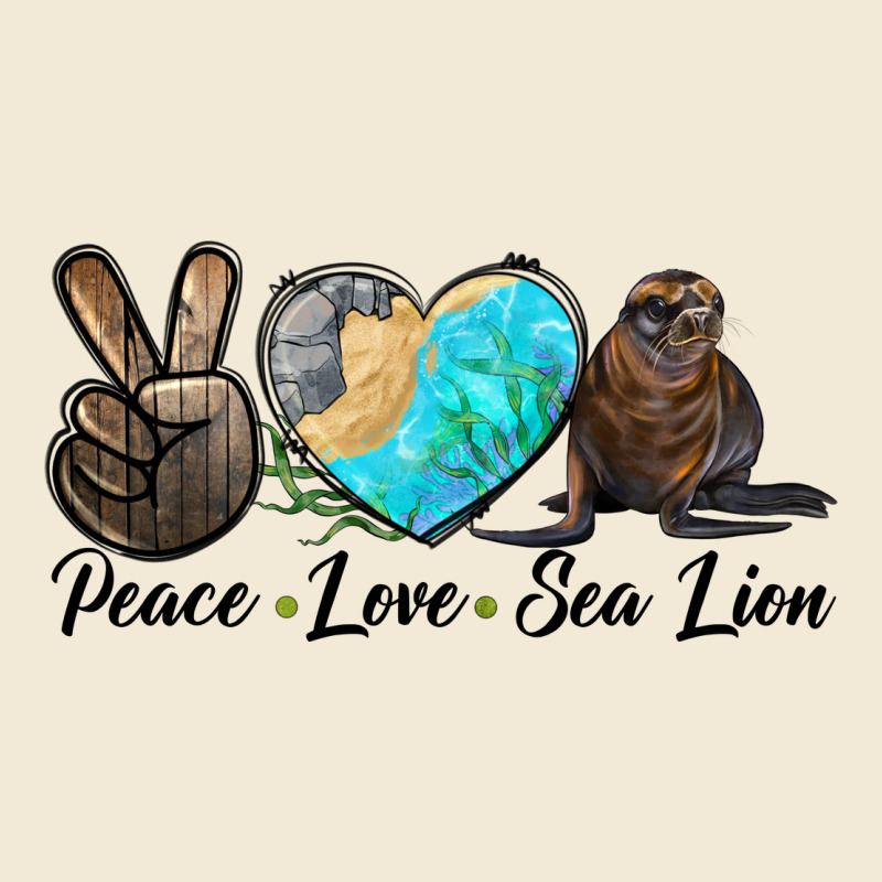 Peace Love Sea Lion Premium Hoodie by LillyAllenDesigns | Teevron