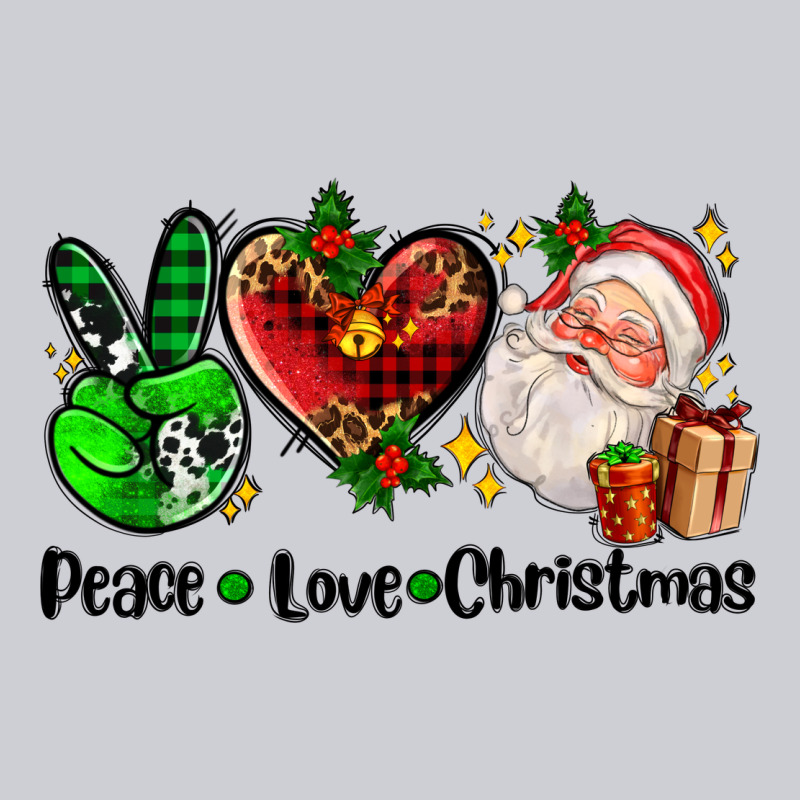 Peace Love  Christmas Heavyweight Sweatshirt by AdoDesignShop | Teevron