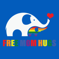 Free Mom Hugs Pride Elephant Rainbow Urban Hoodie | Teevron